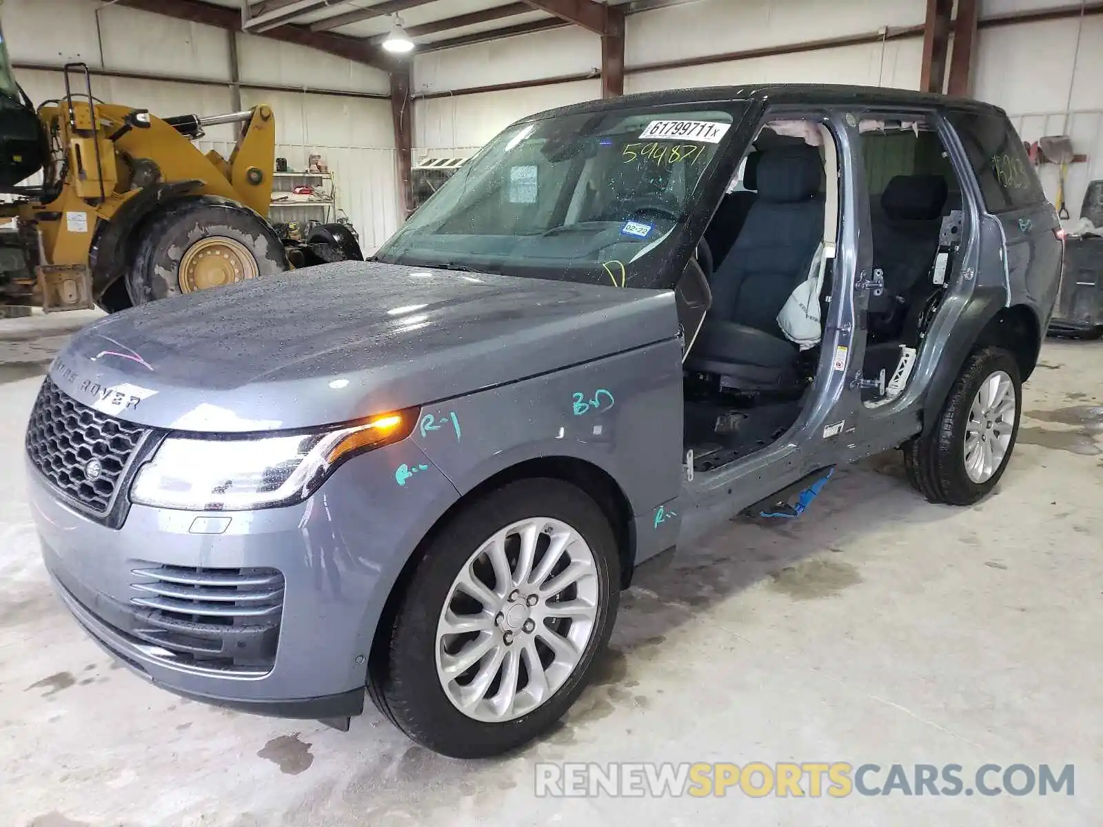 2 Photograph of a damaged car SALGS2RU9LA599871 LAND ROVER RANGEROVER 2020