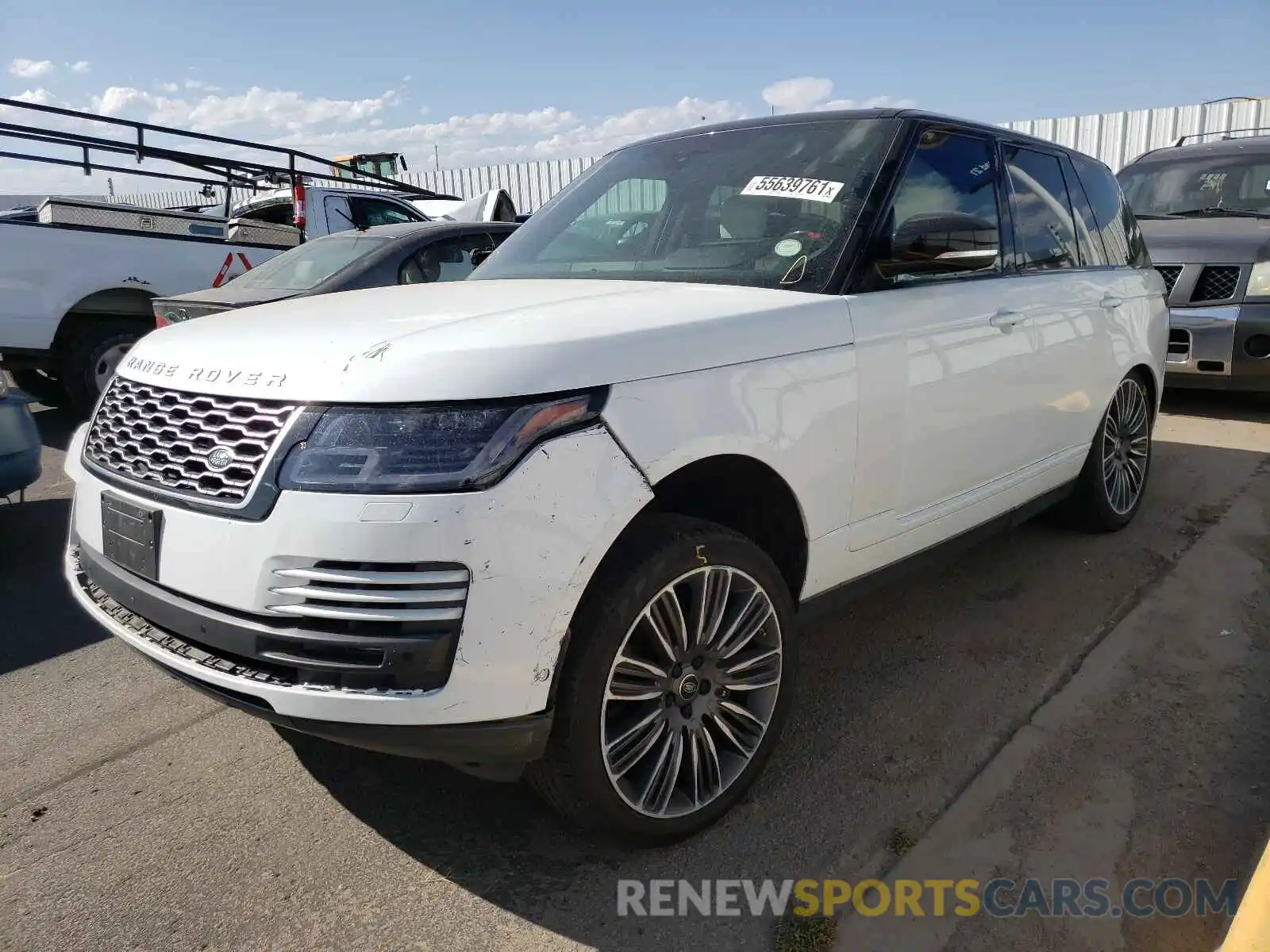 2 Фотография поврежденного автомобиля SALGS2SE2LA571445 LAND ROVER RANGEROVER 2020