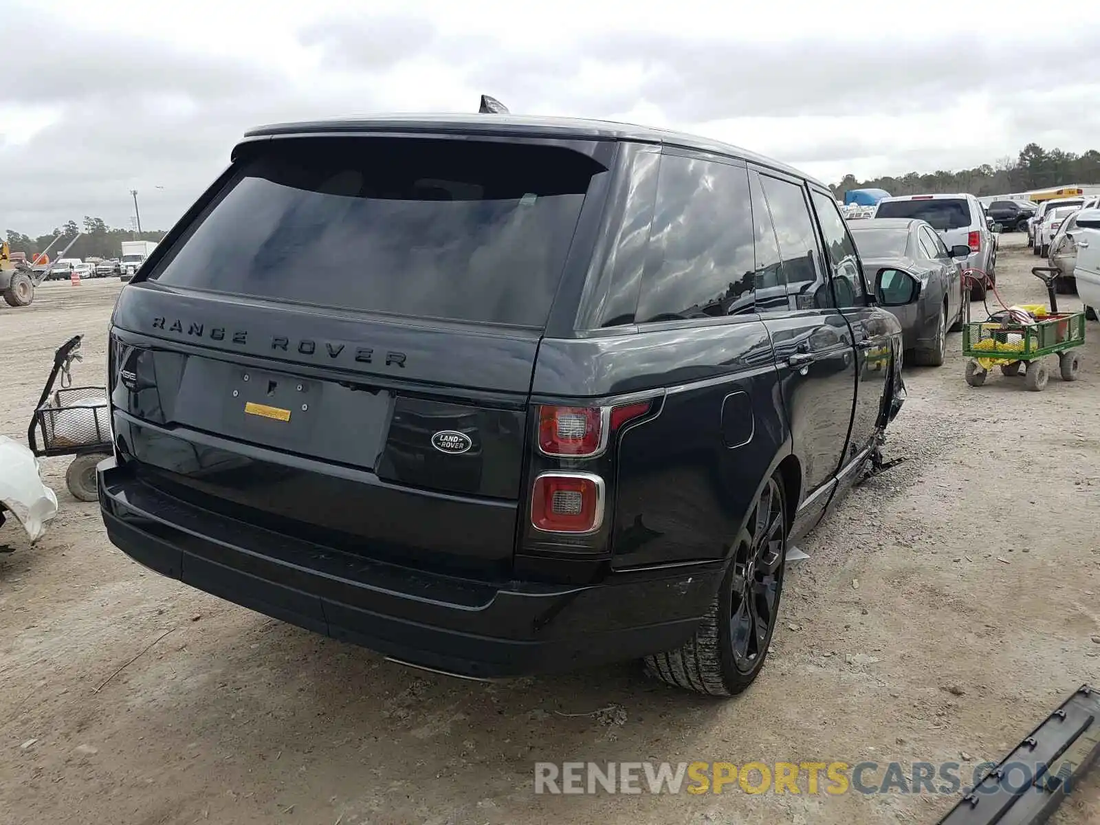 4 Фотография поврежденного автомобиля SALGS2SE2LA593591 LAND ROVER RANGEROVER 2020