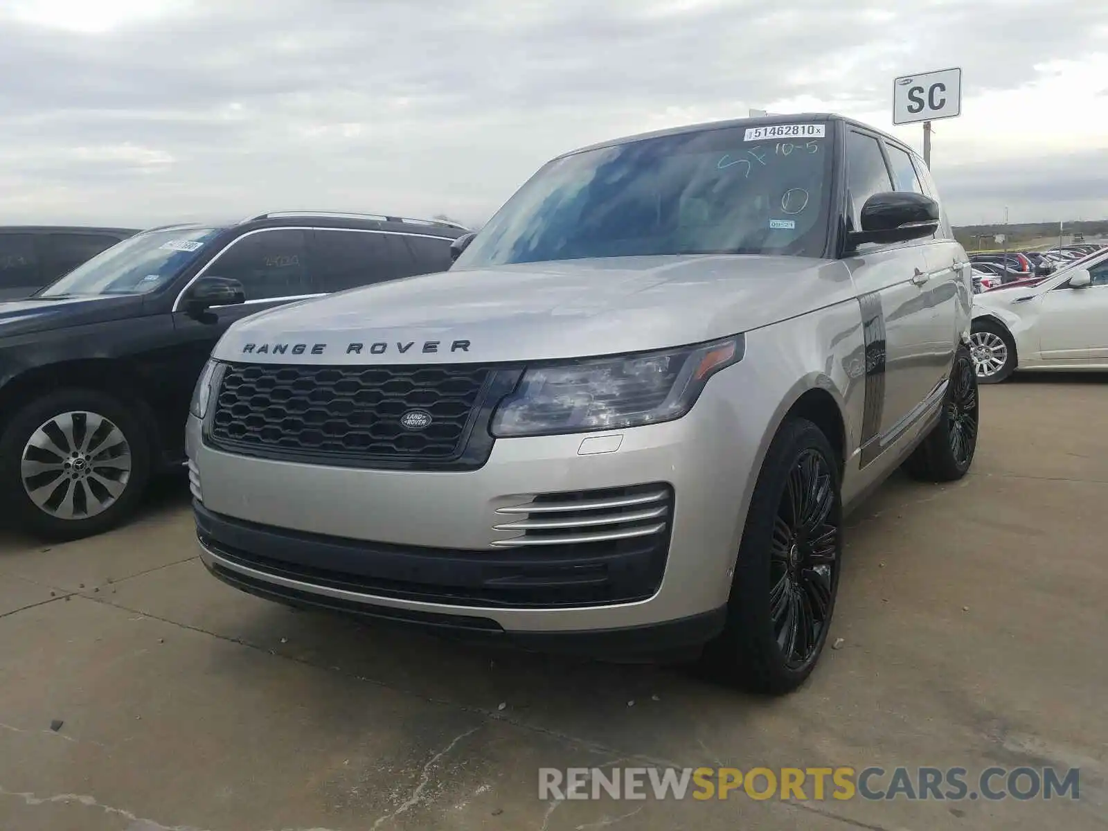 2 Фотография поврежденного автомобиля SALGS2SE3LA573334 LAND ROVER RANGEROVER 2020