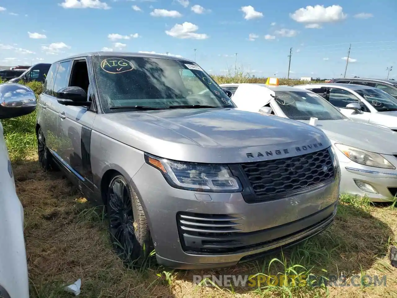 1 Photograph of a damaged car SALGS2SE3LA574015 LAND ROVER RANGEROVER 2020