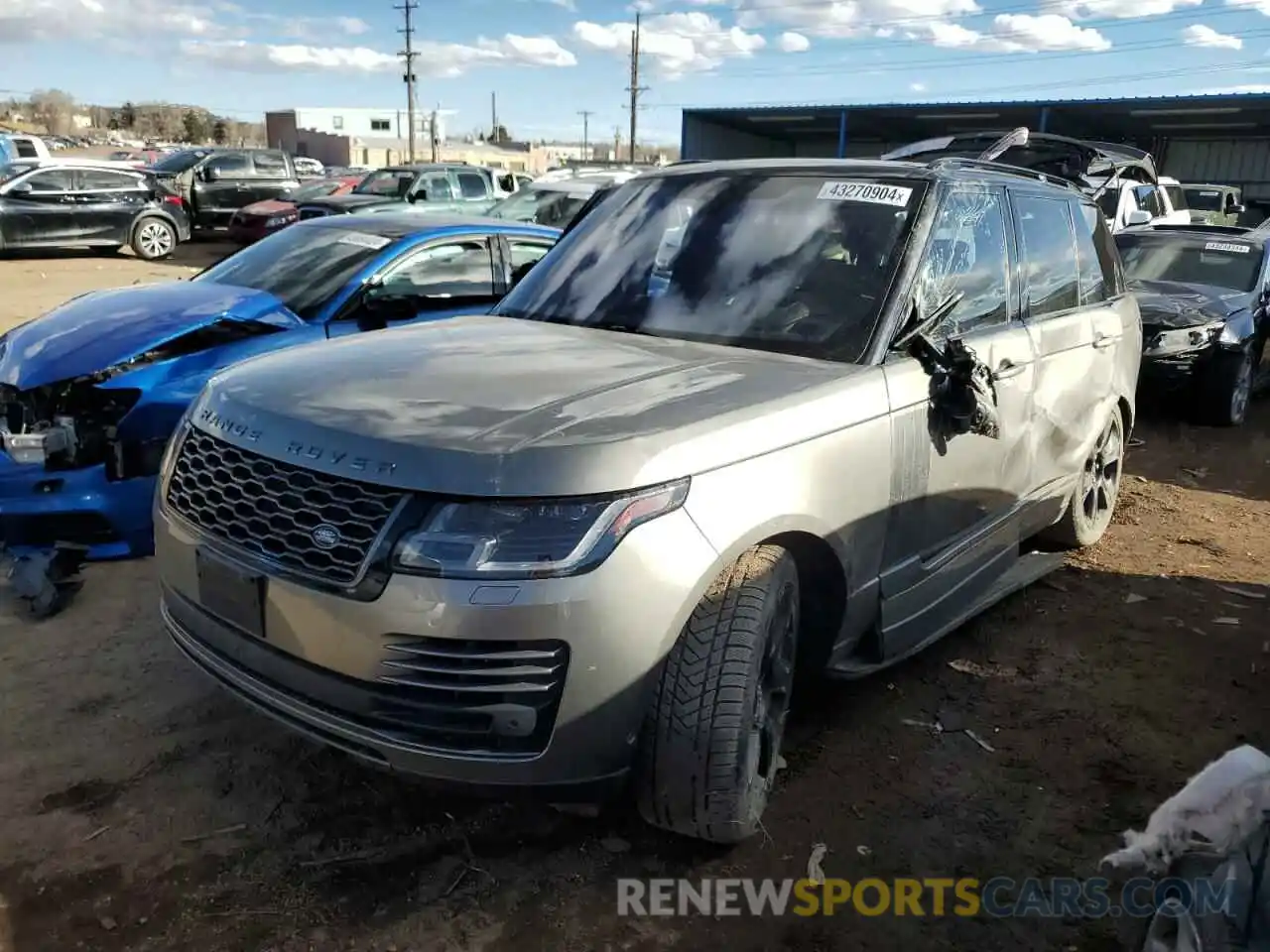 1 Фотография поврежденного автомобиля SALGS2SE5LA597845 LAND ROVER RANGEROVER 2020