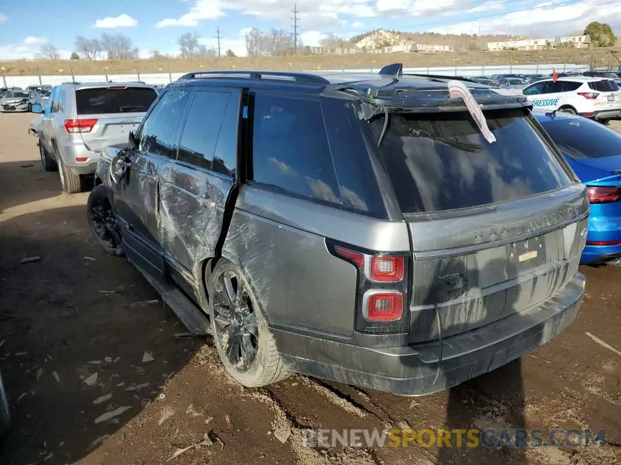 2 Фотография поврежденного автомобиля SALGS2SE5LA597845 LAND ROVER RANGEROVER 2020