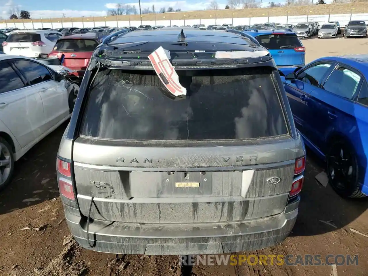 6 Photograph of a damaged car SALGS2SE5LA597845 LAND ROVER RANGEROVER 2020