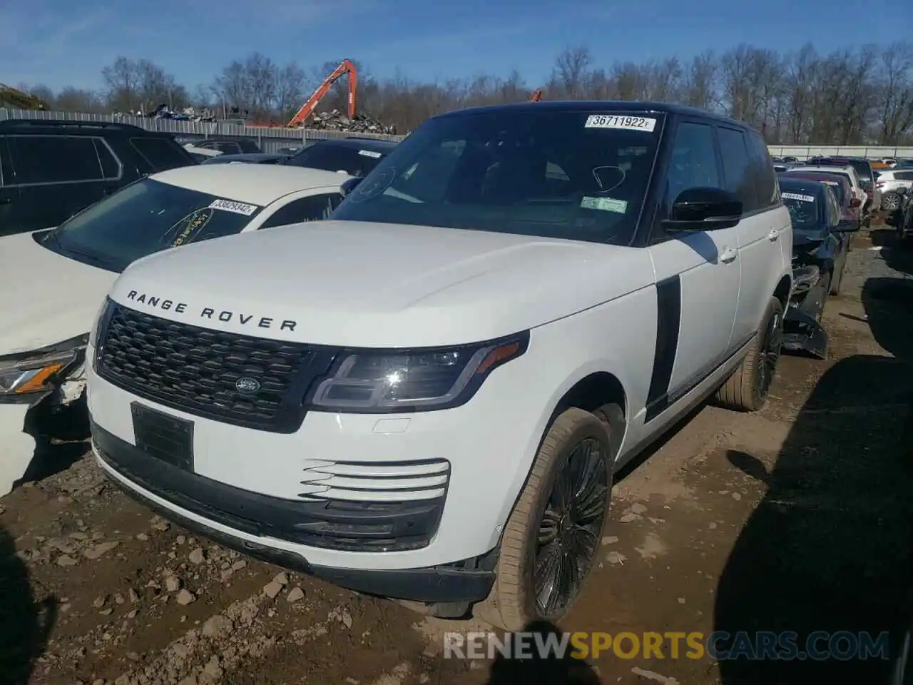 2 Photograph of a damaged car SALGS2SE6LA592735 LAND ROVER RANGEROVER 2020