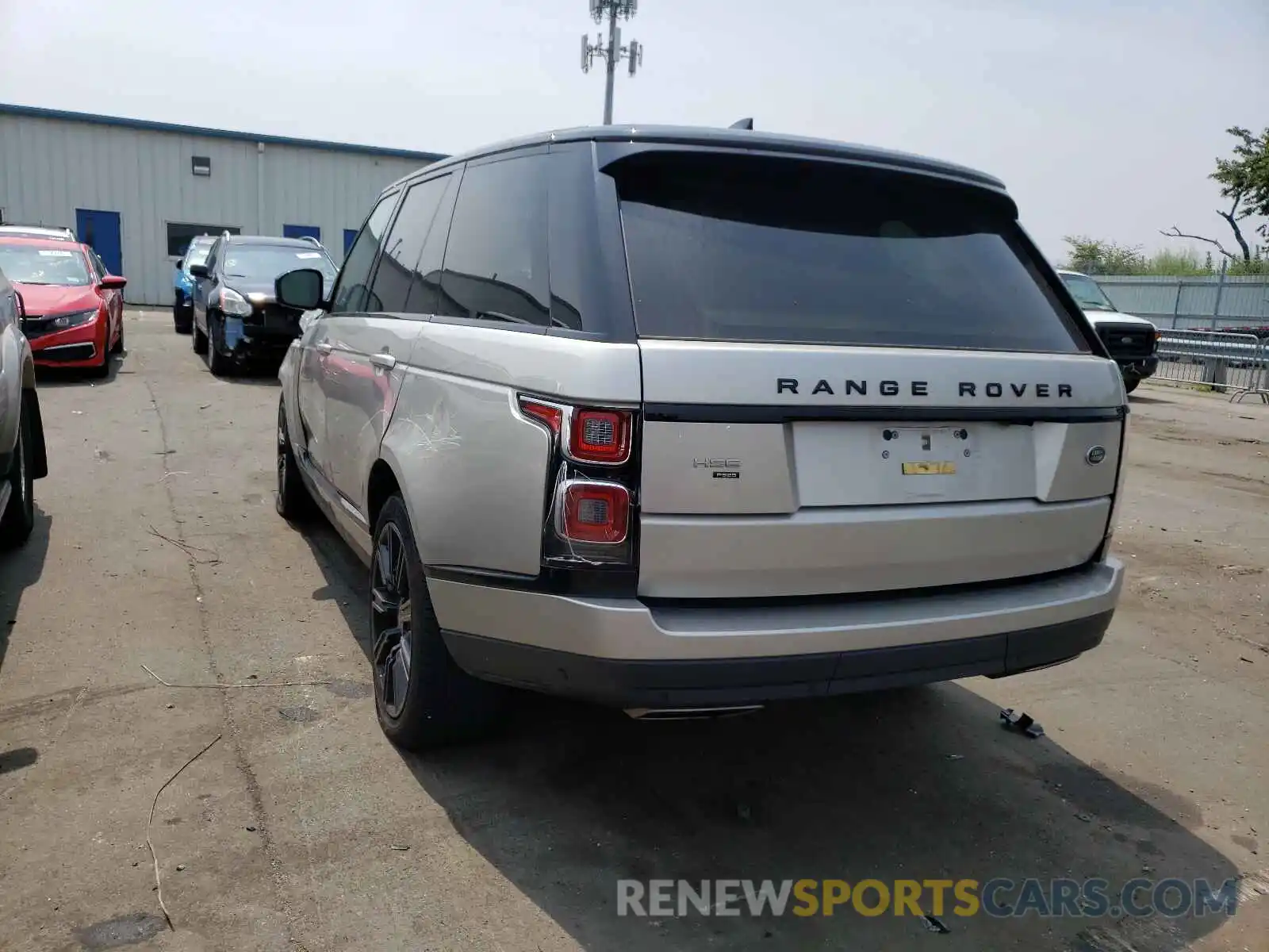 3 Фотография поврежденного автомобиля SALGS2SE8LA579856 LAND ROVER RANGEROVER 2020