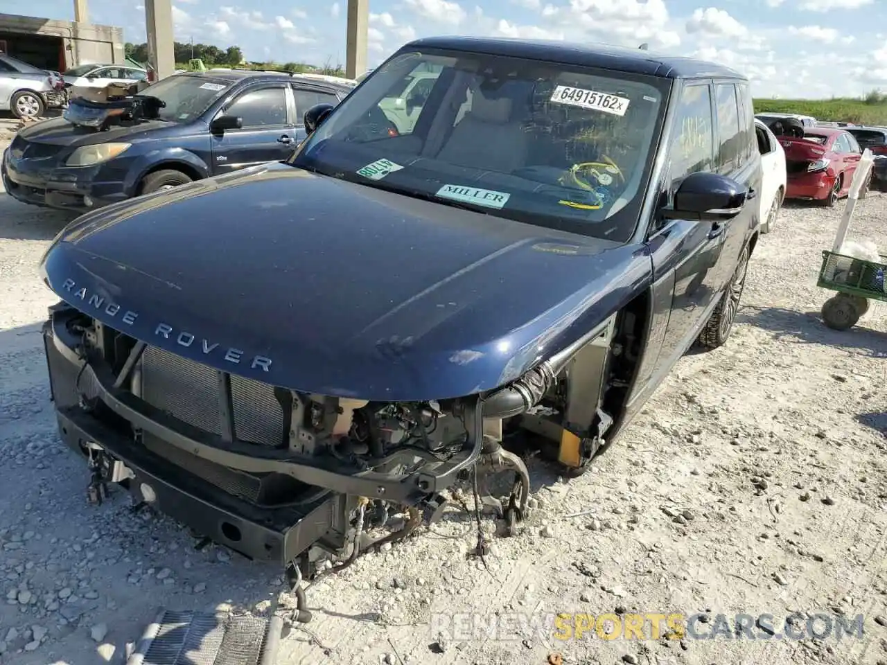 2 Photograph of a damaged car SALGS2SEXLA569992 LAND ROVER RANGEROVER 2020