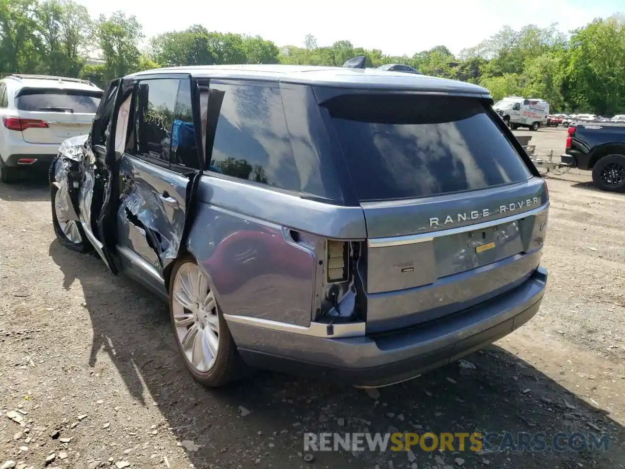 3 Фотография поврежденного автомобиля SALGS5SE5LA569576 LAND ROVER RANGEROVER 2020