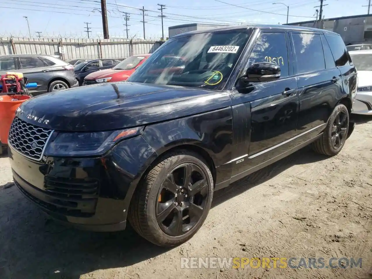 2 Фотография поврежденного автомобиля SALGS5SE7LA588176 LAND ROVER RANGEROVER 2020