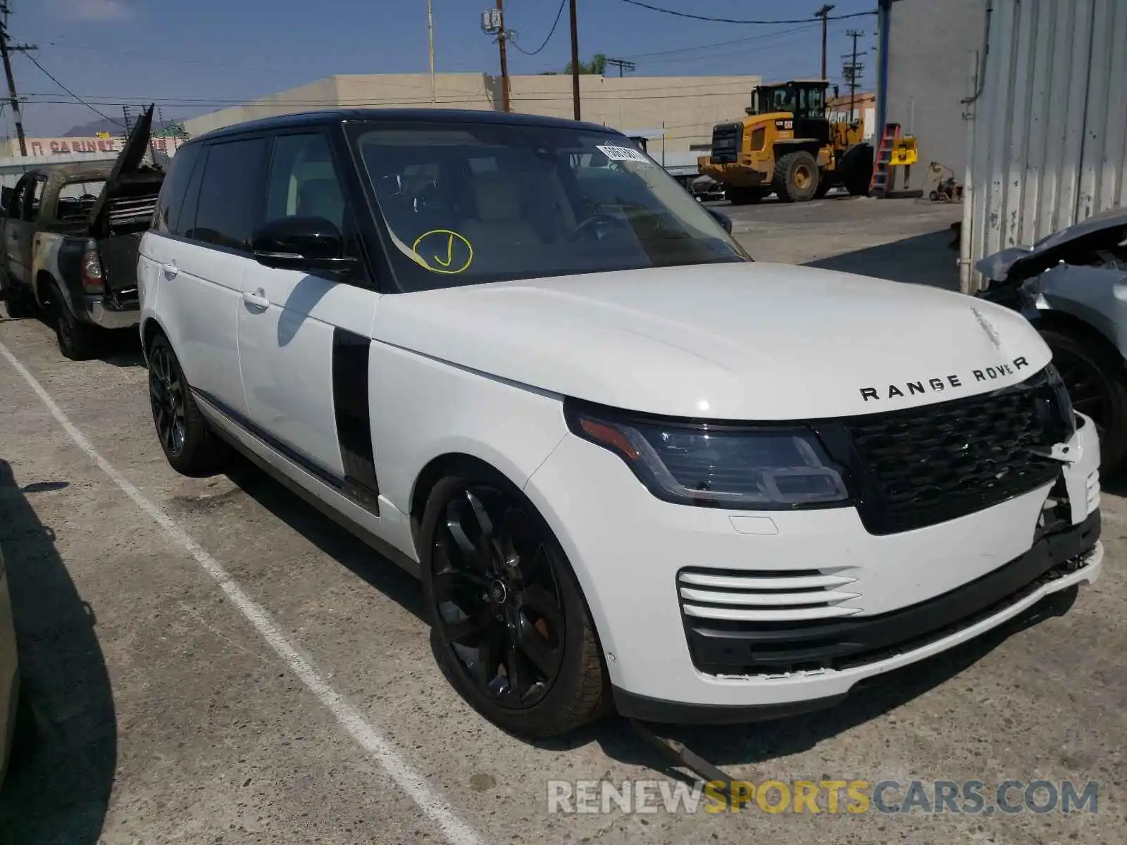 1 Photograph of a damaged car SALGS5SE9LA594612 LAND ROVER RANGEROVER 2020