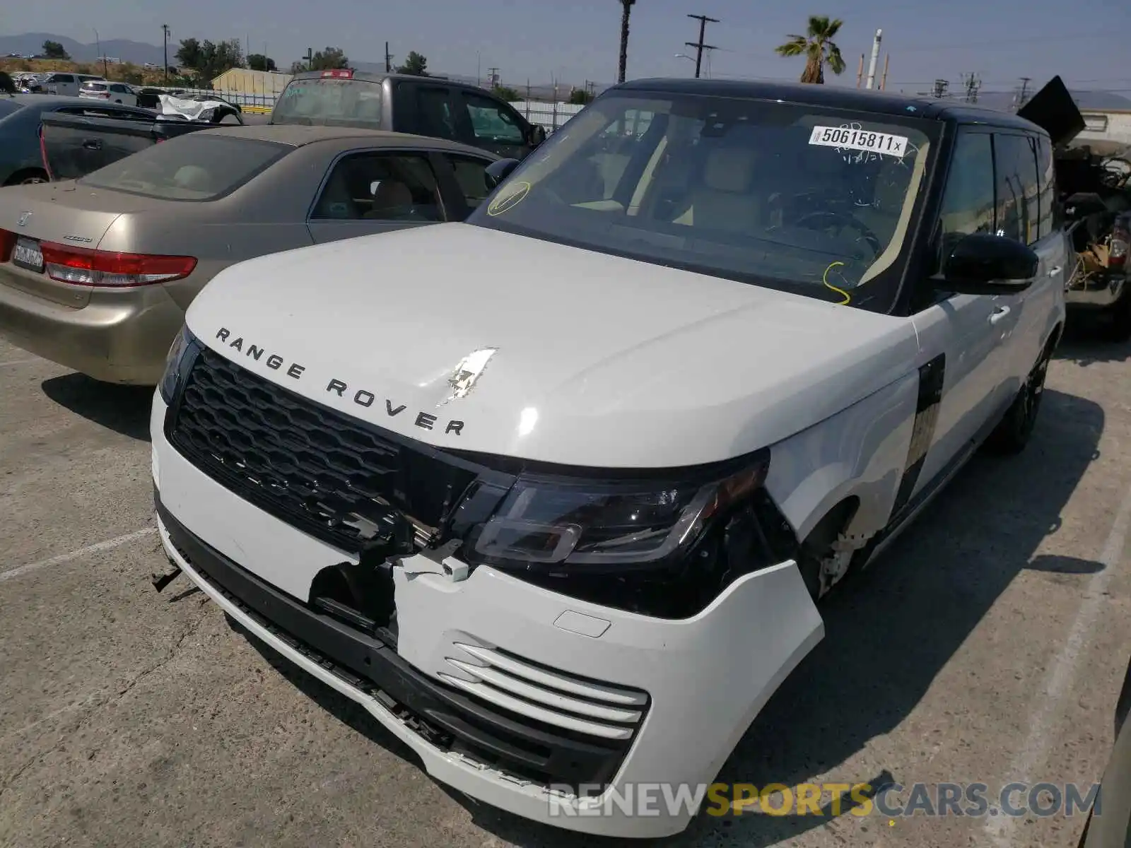 2 Photograph of a damaged car SALGS5SE9LA594612 LAND ROVER RANGEROVER 2020