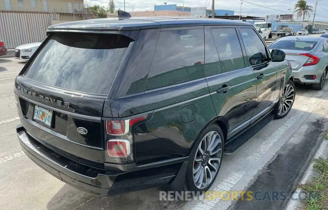 4 Фотография поврежденного автомобиля SALGV2SE0LA593757 LAND ROVER RANGEROVER 2020