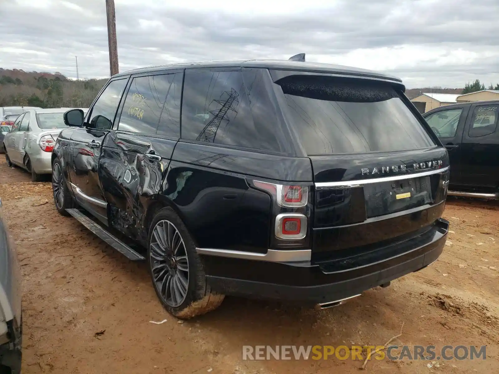 3 Фотография поврежденного автомобиля SALGW5RE6LA598708 LAND ROVER RANGEROVER 2020