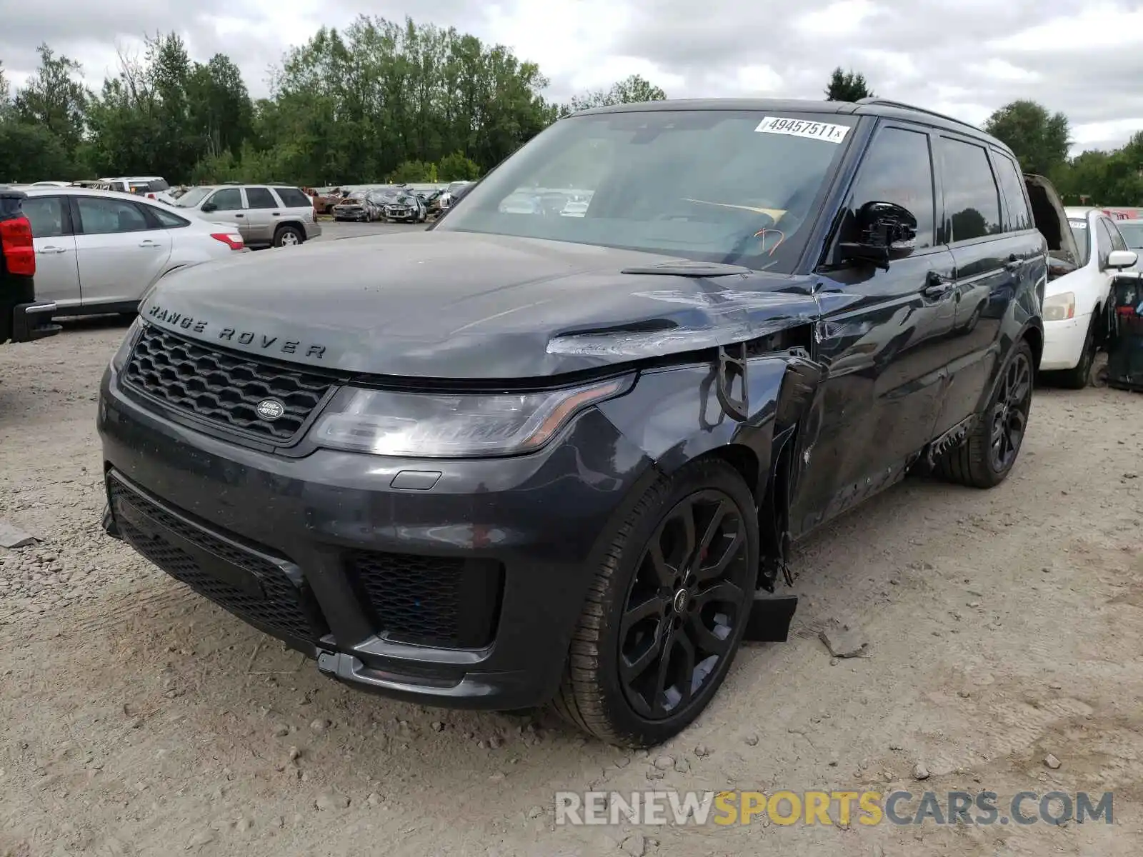 2 Фотография поврежденного автомобиля SALWR2SE1LA704588 LAND ROVER RANGEROVER 2020