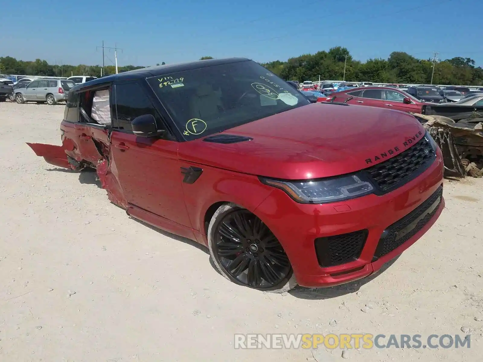 1 Photograph of a damaged car SALWR2SE4LA892779 LAND ROVER RANGEROVER 2020