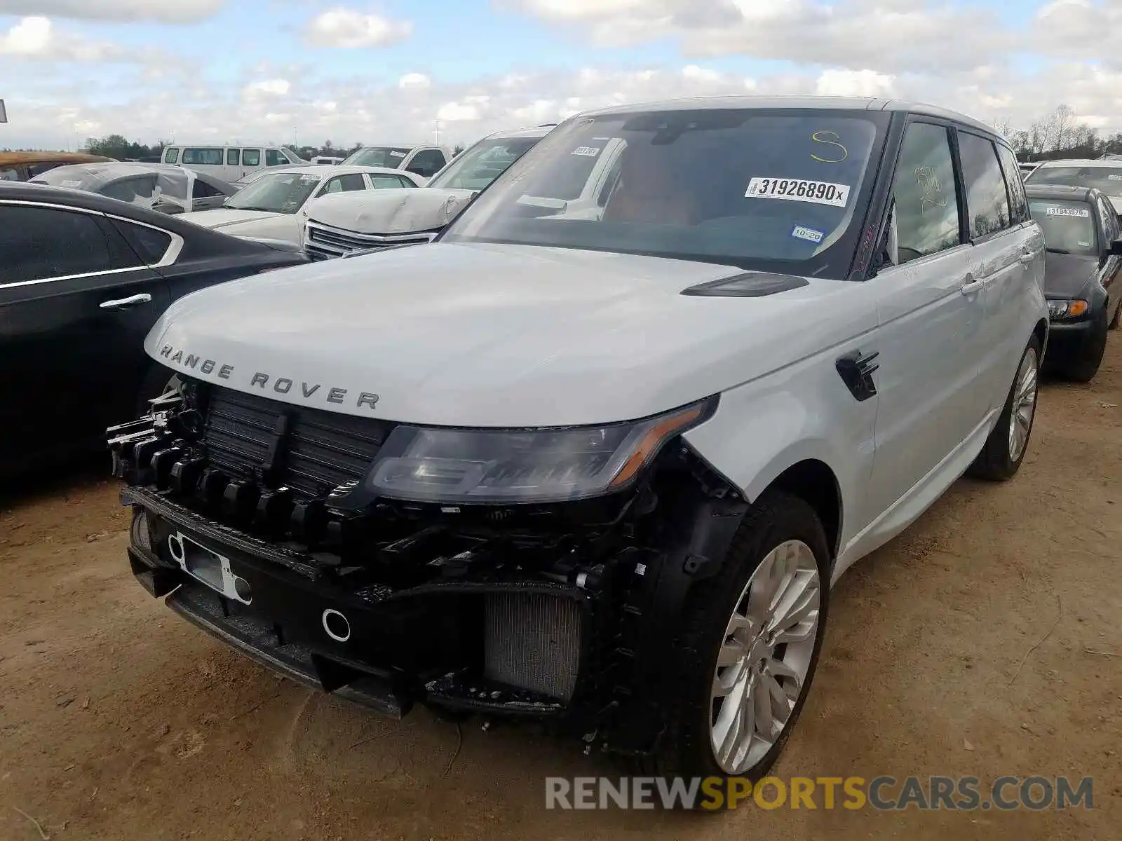 2 Фотография поврежденного автомобиля SALWR2SE6LA877765 LAND ROVER RANGEROVER 2020