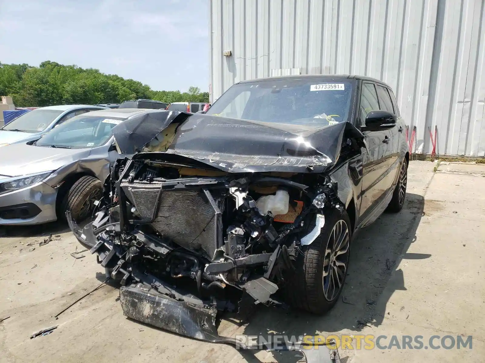 2 Photograph of a damaged car SALWR2SU5LA891583 LAND ROVER RANGEROVER 2020