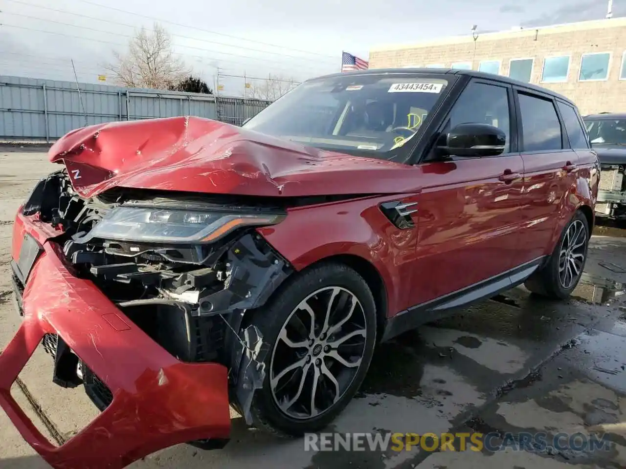 1 Photograph of a damaged car SALWR2SU8LA733805 LAND ROVER RANGEROVER 2020