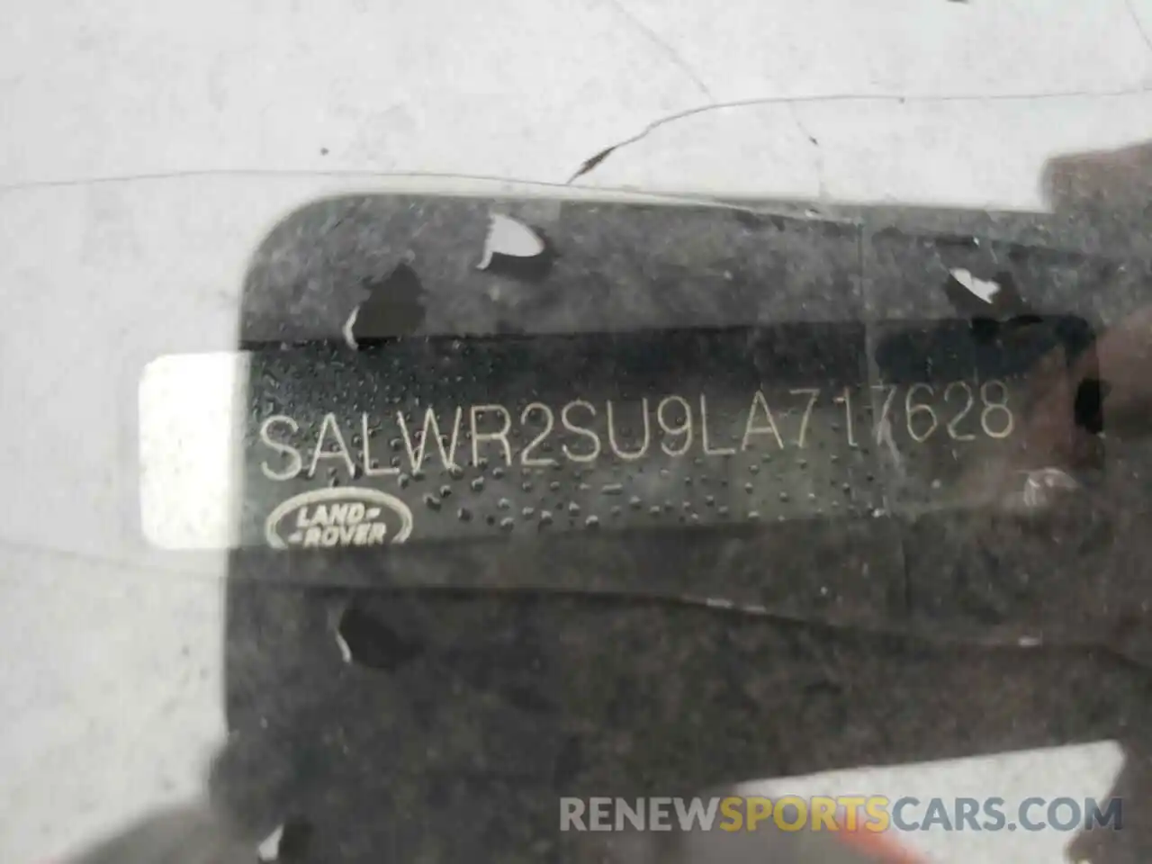 10 Photograph of a damaged car SALWR2SU9LA717628 LAND ROVER RANGEROVER 2020