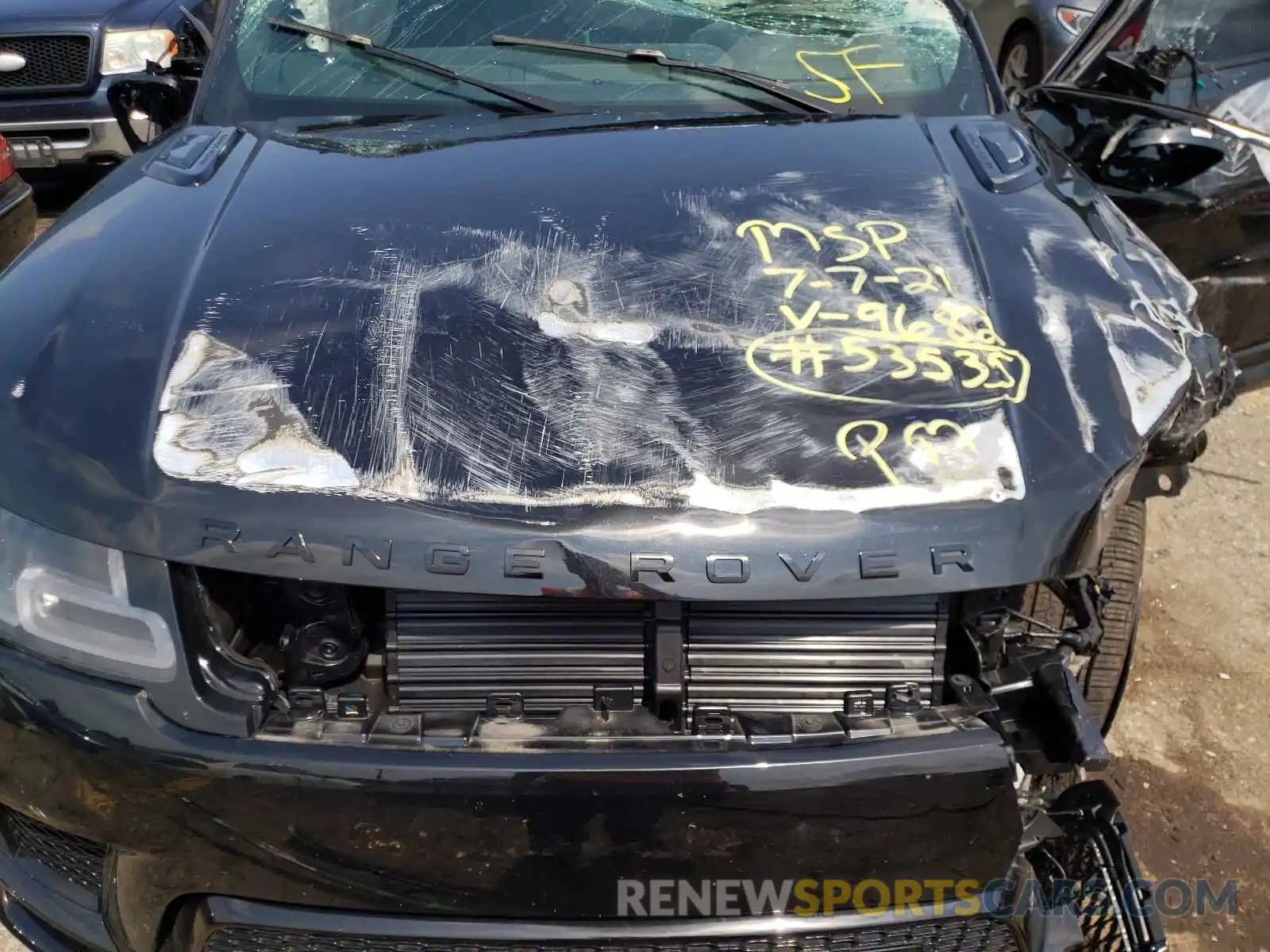 7 Photograph of a damaged car SALWS2RU1LA739682 LAND ROVER RANGEROVER 2020