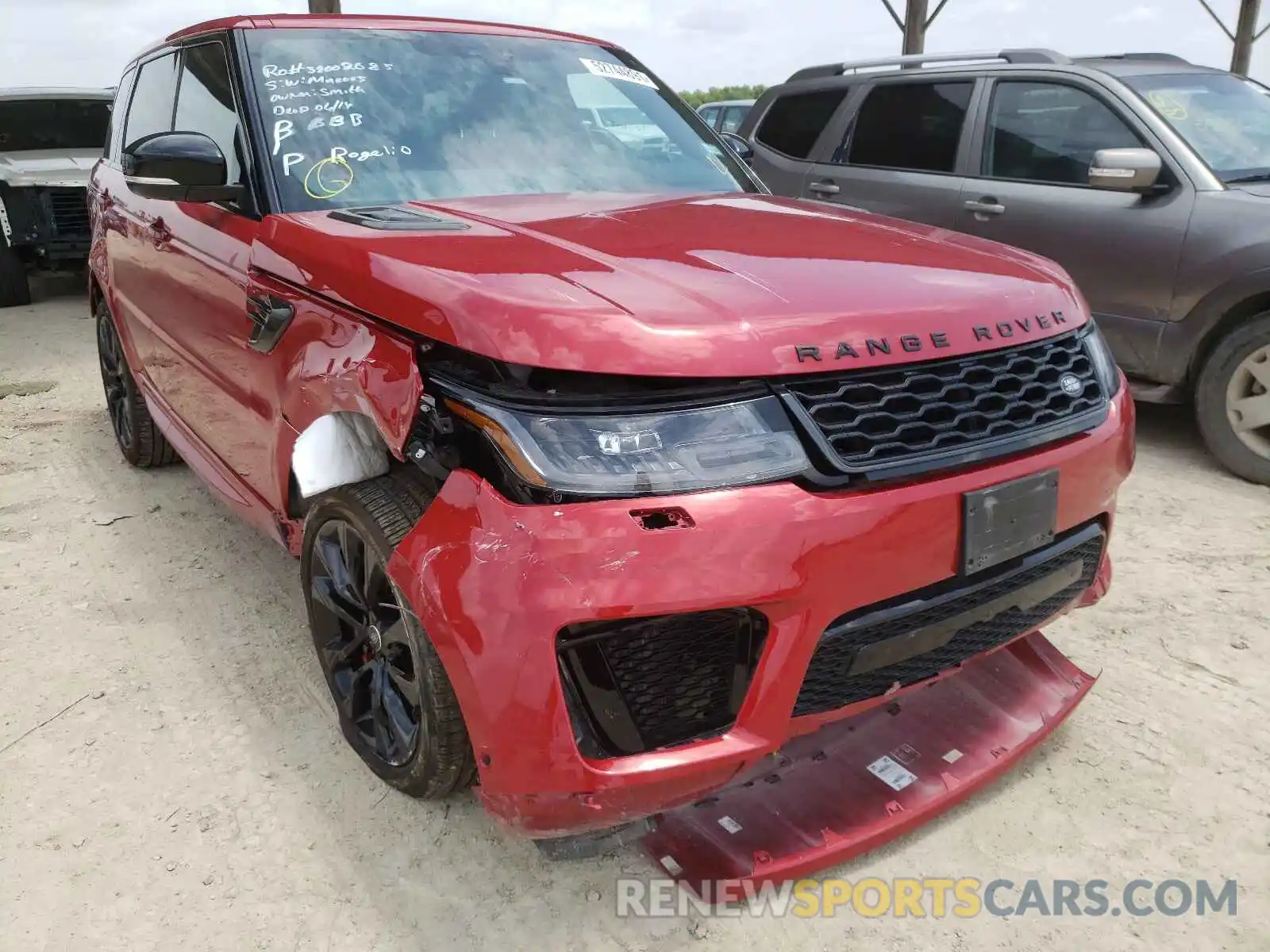 1 Photograph of a damaged car SALWS2RU3LA746228 LAND ROVER RANGEROVER 2020