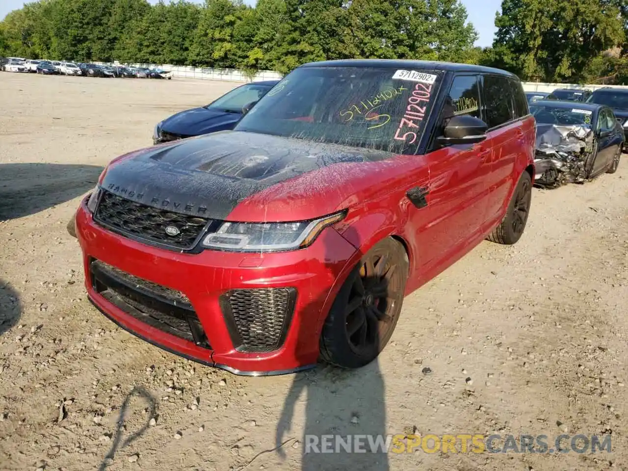 2 Photograph of a damaged car SALWZ2RE3LA729403 LAND ROVER RANGEROVER 2020