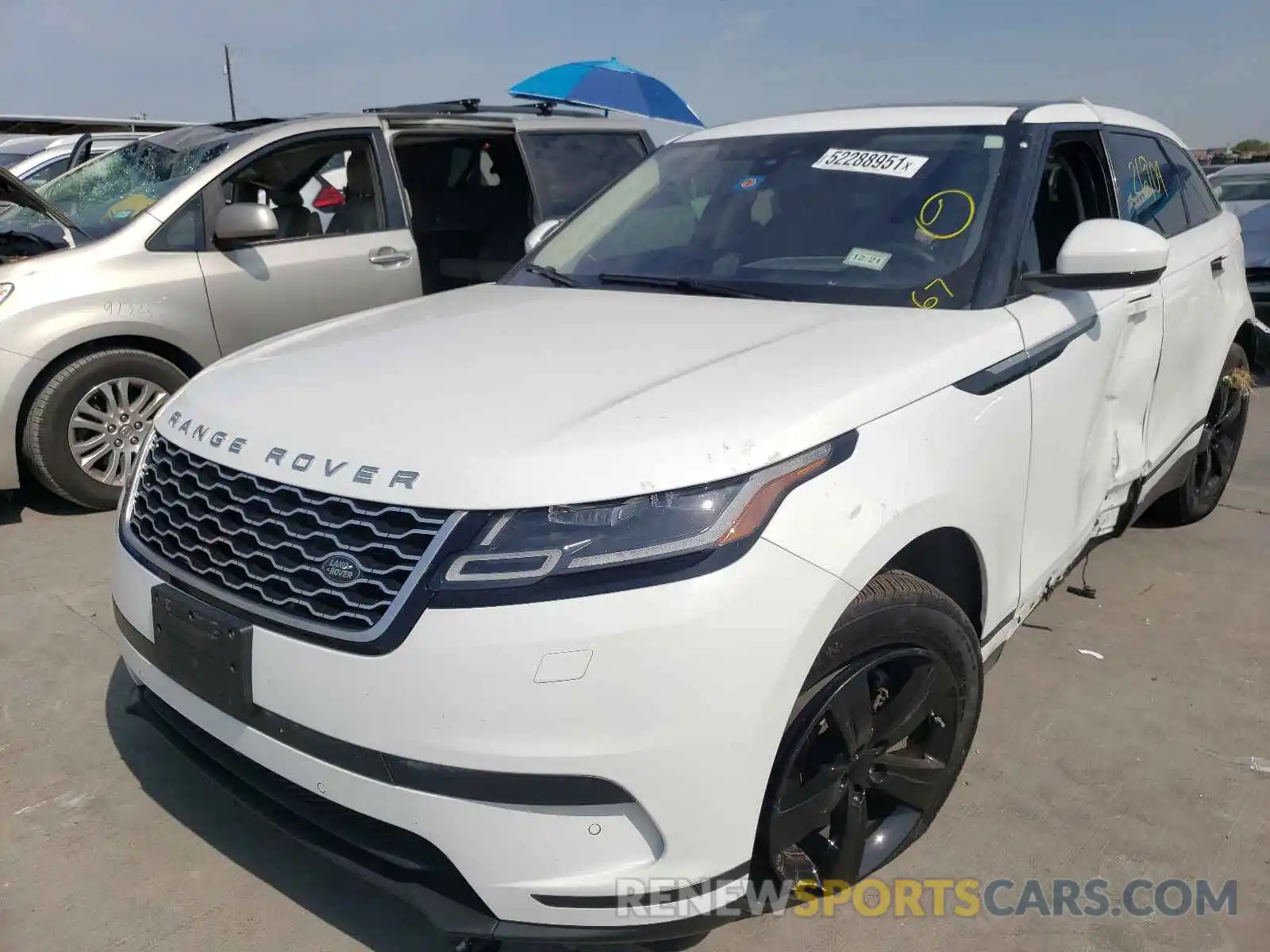 2 Photograph of a damaged car SALYB2EX0LA255091 LAND ROVER RANGEROVER 2020