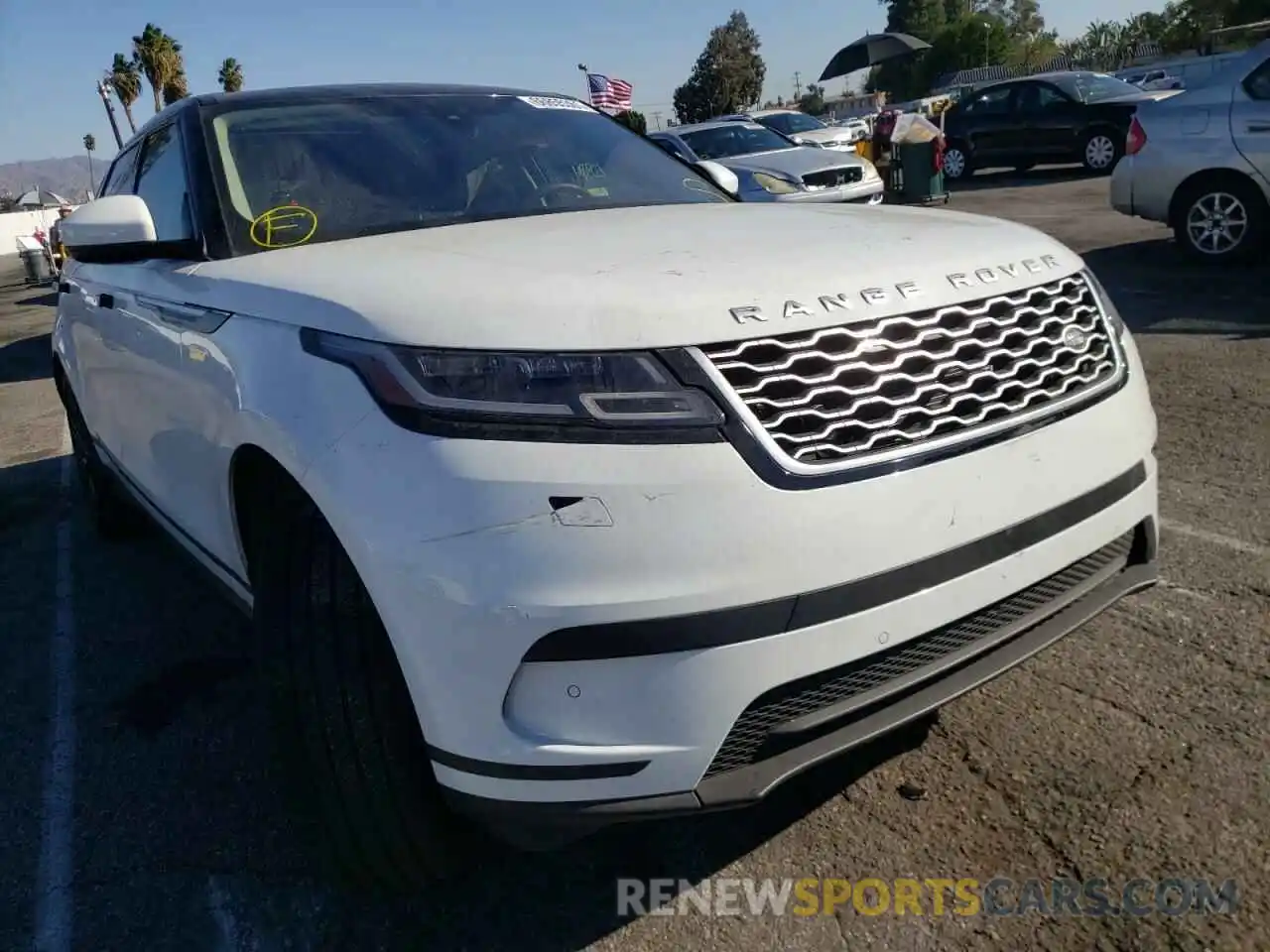 1 Photograph of a damaged car SALYB2EX2LA290330 LAND ROVER RANGEROVER 2020