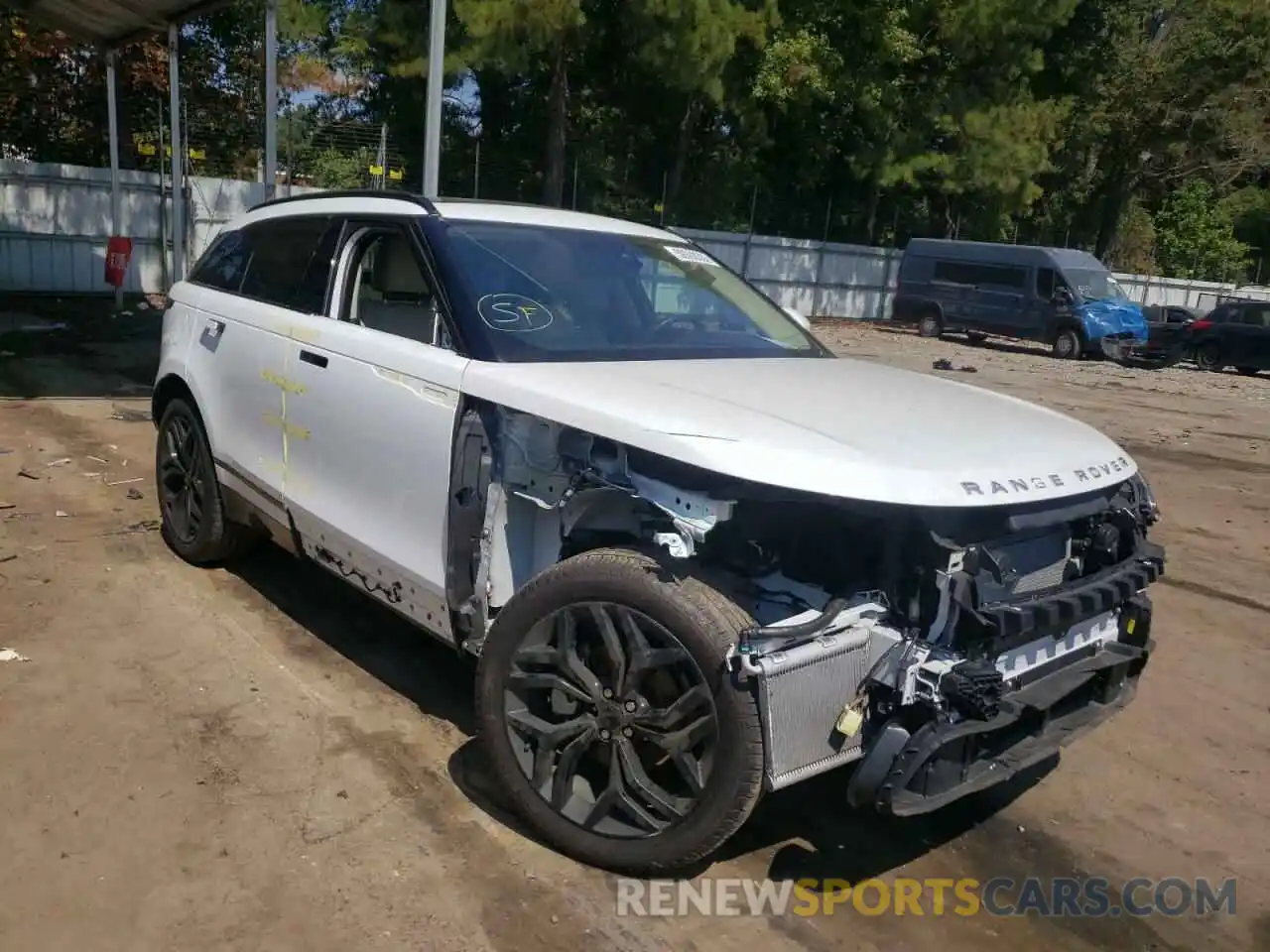 1 Photograph of a damaged car SALYB2EX5LA286708 LAND ROVER RANGEROVER 2020