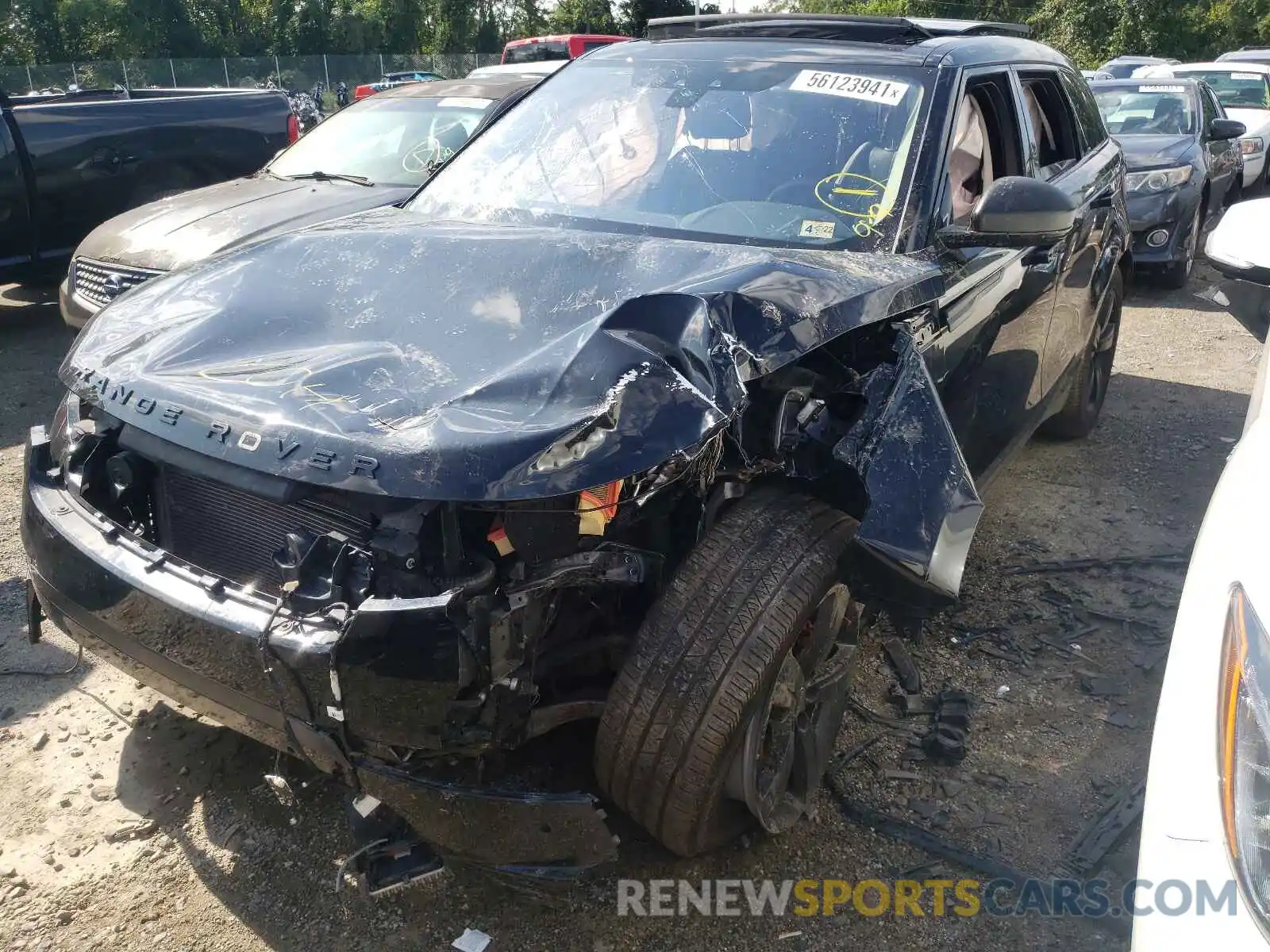 2 Photograph of a damaged car SALYB2EX7LA251233 LAND ROVER RANGEROVER 2020