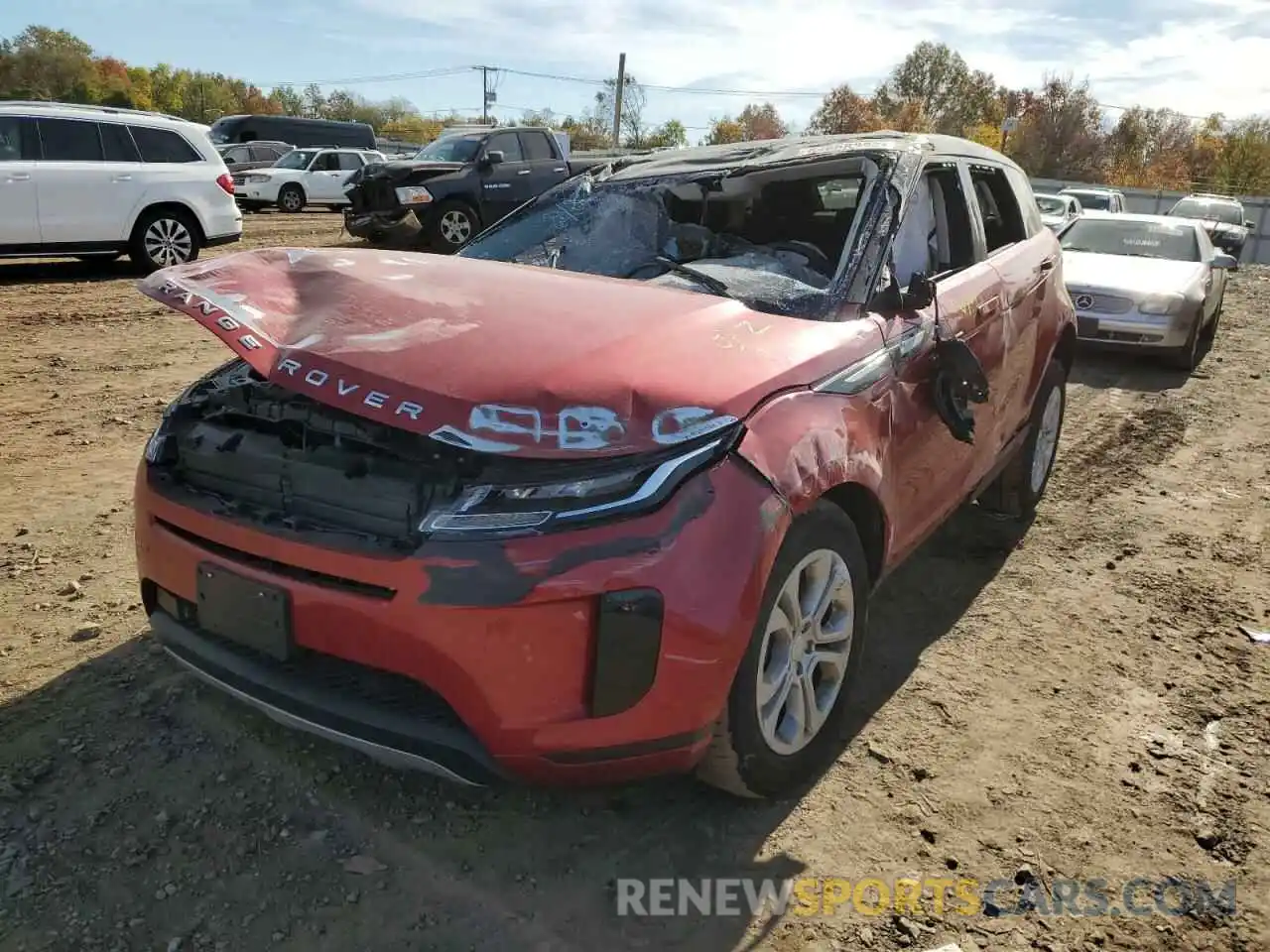 2 Photograph of a damaged car SALZJ2FX0LH042932 LAND ROVER RANGEROVER 2020