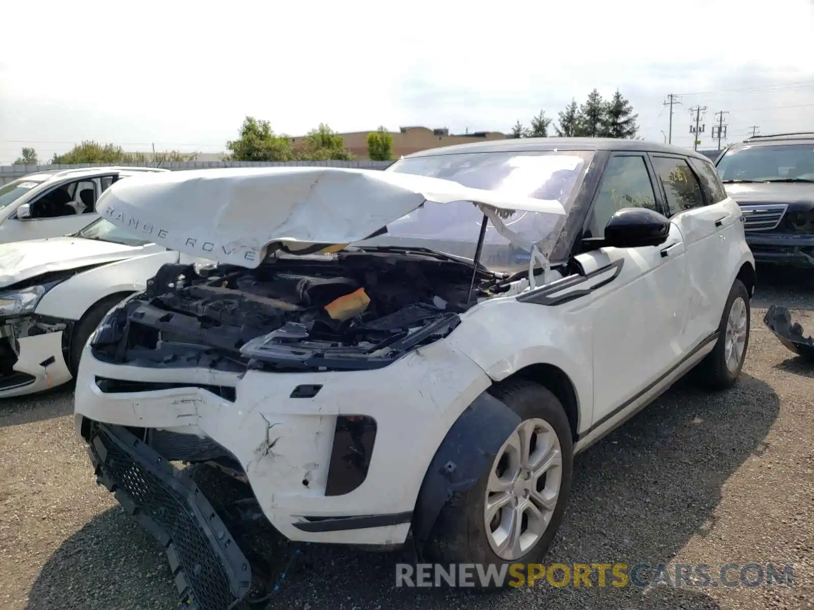 2 Photograph of a damaged car SALZJ2FX1LH055625 LAND ROVER RANGEROVER 2020