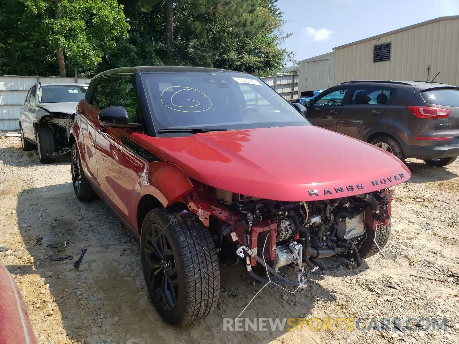 1 Photograph of a damaged car SALZJ2FX2LH070442 LAND ROVER RANGEROVER 2020