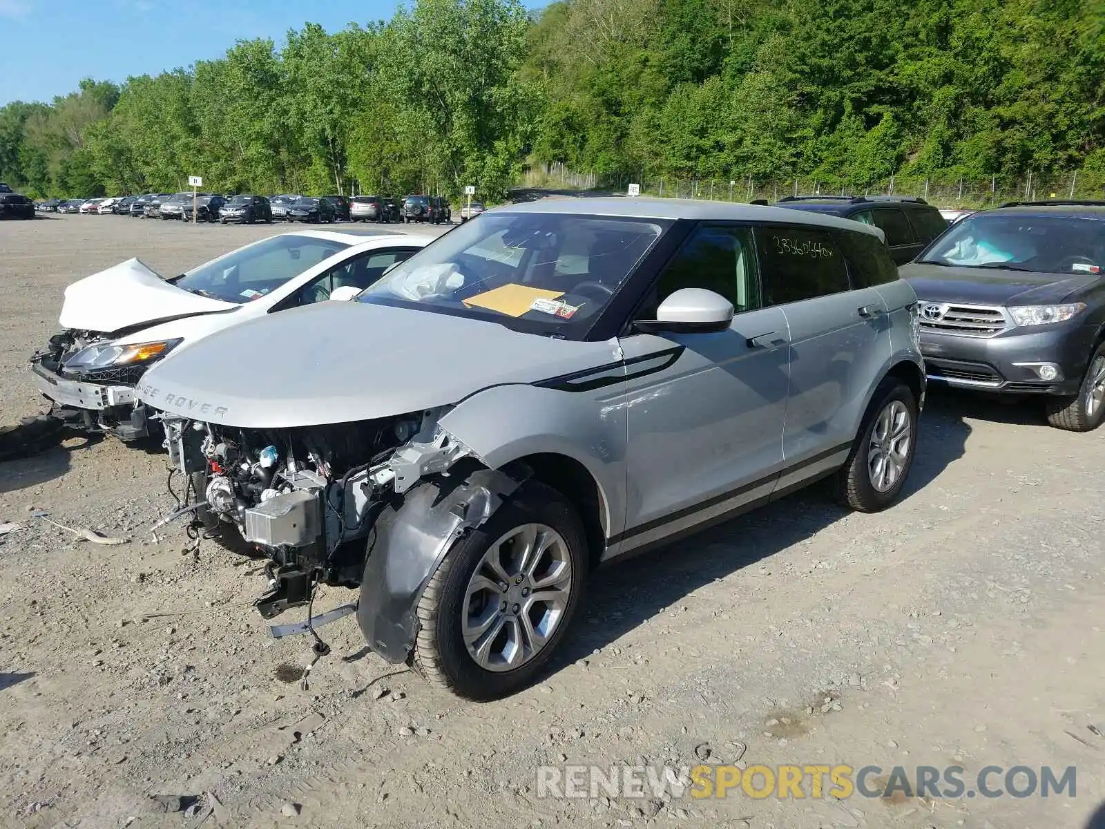 2 Photograph of a damaged car SALZJ2FX3LH027518 LAND ROVER RANGEROVER 2020