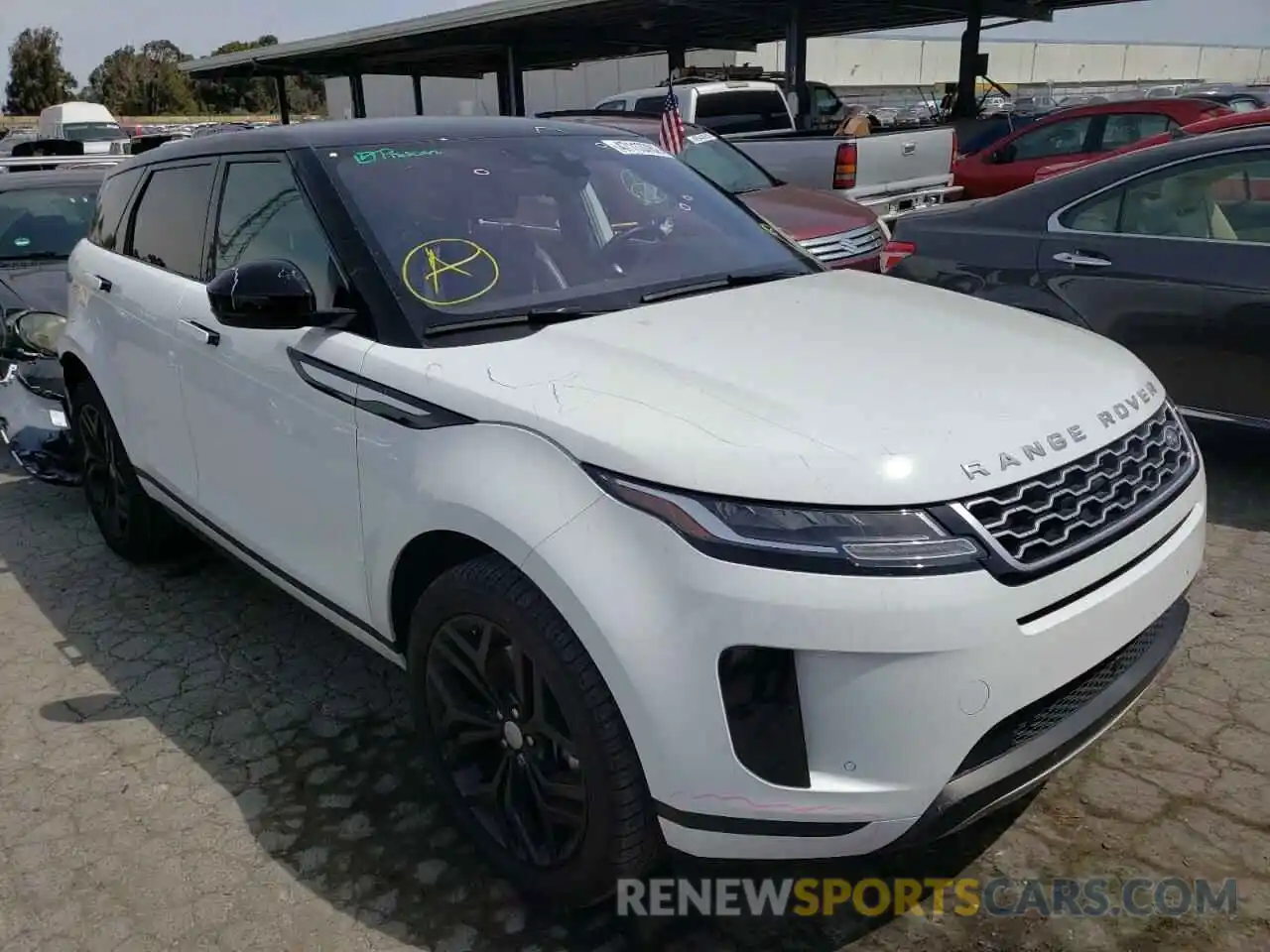 1 Photograph of a damaged car SALZJ2FX4LH055747 LAND ROVER RANGEROVER 2020