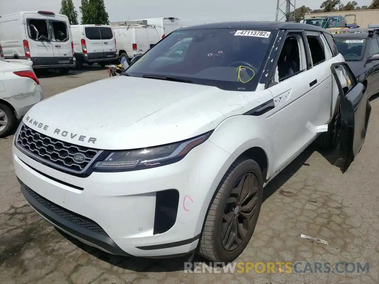 2 Photograph of a damaged car SALZJ2FX4LH055747 LAND ROVER RANGEROVER 2020