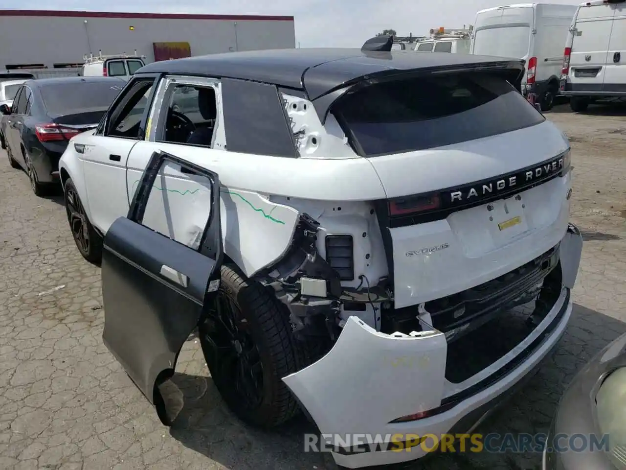 3 Photograph of a damaged car SALZJ2FX4LH055747 LAND ROVER RANGEROVER 2020