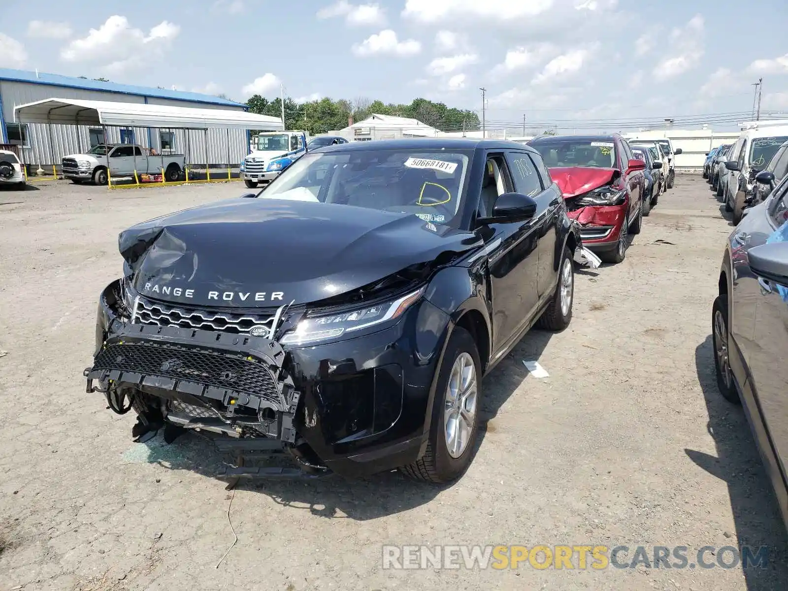 2 Photograph of a damaged car SALZJ2FX4LH062360 LAND ROVER RANGEROVER 2020