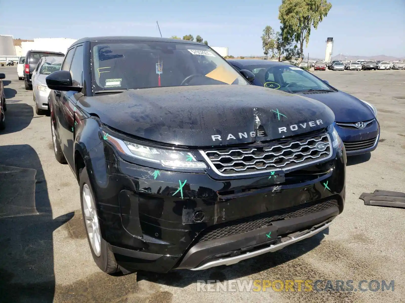 9 Photograph of a damaged car SALZJ2FX5LH087218 LAND ROVER RANGEROVER 2020