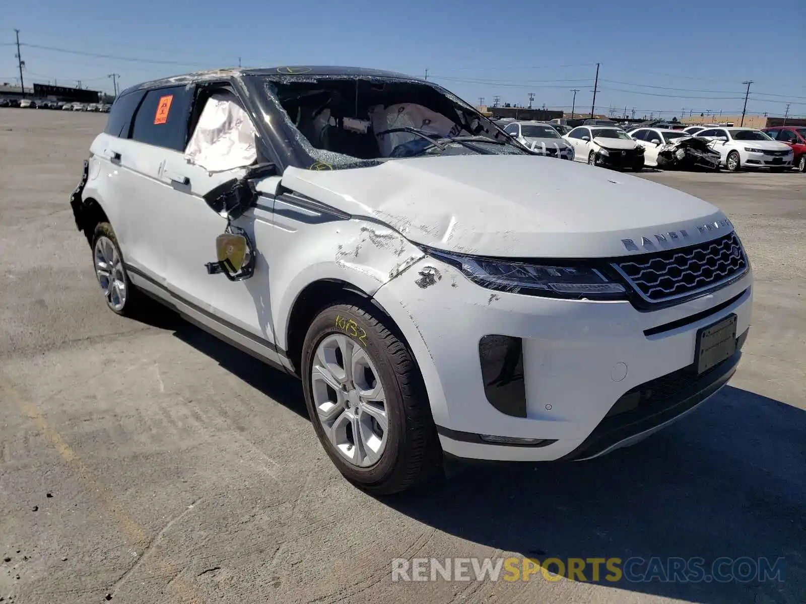 1 Photograph of a damaged car SALZJ2FX6LH042434 LAND ROVER RANGEROVER 2020