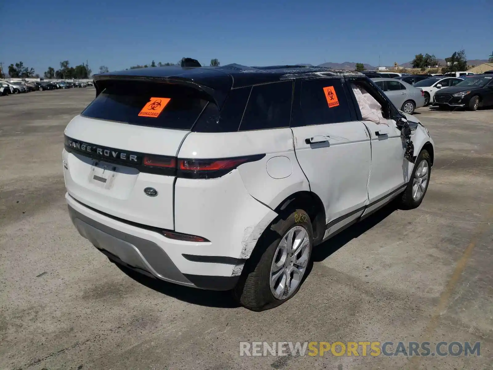 4 Photograph of a damaged car SALZJ2FX6LH042434 LAND ROVER RANGEROVER 2020