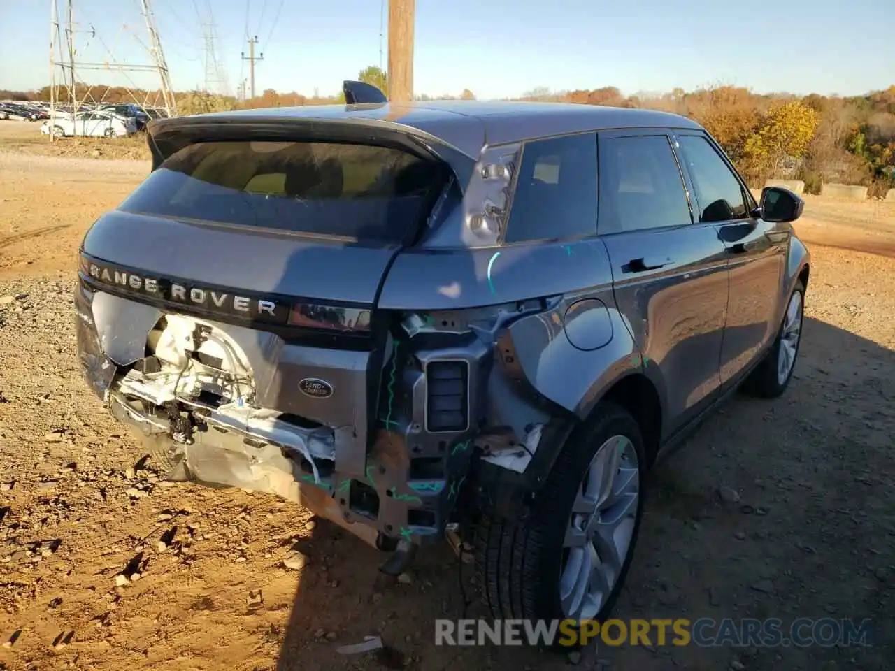 4 Photograph of a damaged car SALZJ2FX7LH038523 LAND ROVER RANGEROVER 2020