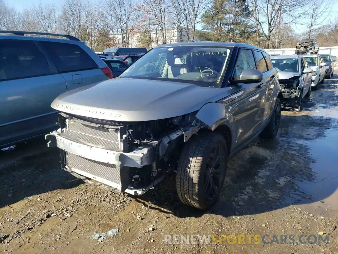 2 Photograph of a damaged car SALZJ2FX7LH053782 LAND ROVER RANGEROVER 2020