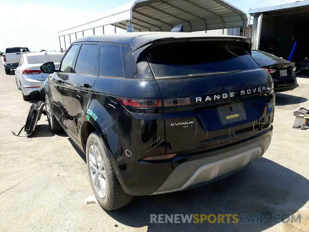 3 Photograph of a damaged car SALZJ2FX7LH069660 LAND ROVER RANGEROVER 2020