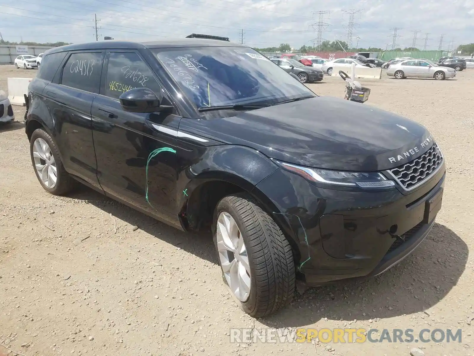 1 Photograph of a damaged car SALZJ2FX8LH020693 LAND ROVER RANGEROVER 2020