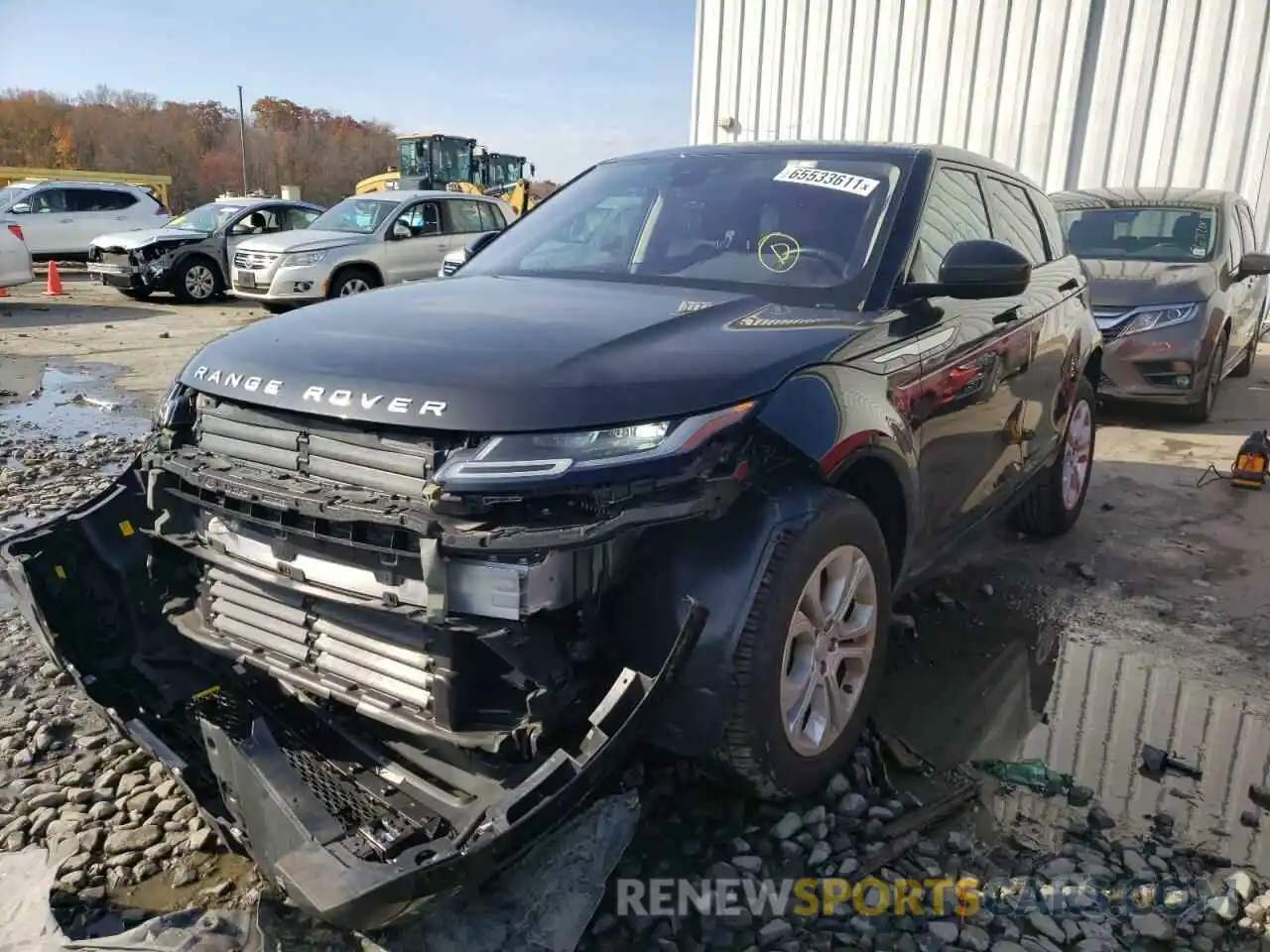 2 Photograph of a damaged car SALZJ2FX8LH047392 LAND ROVER RANGEROVER 2020