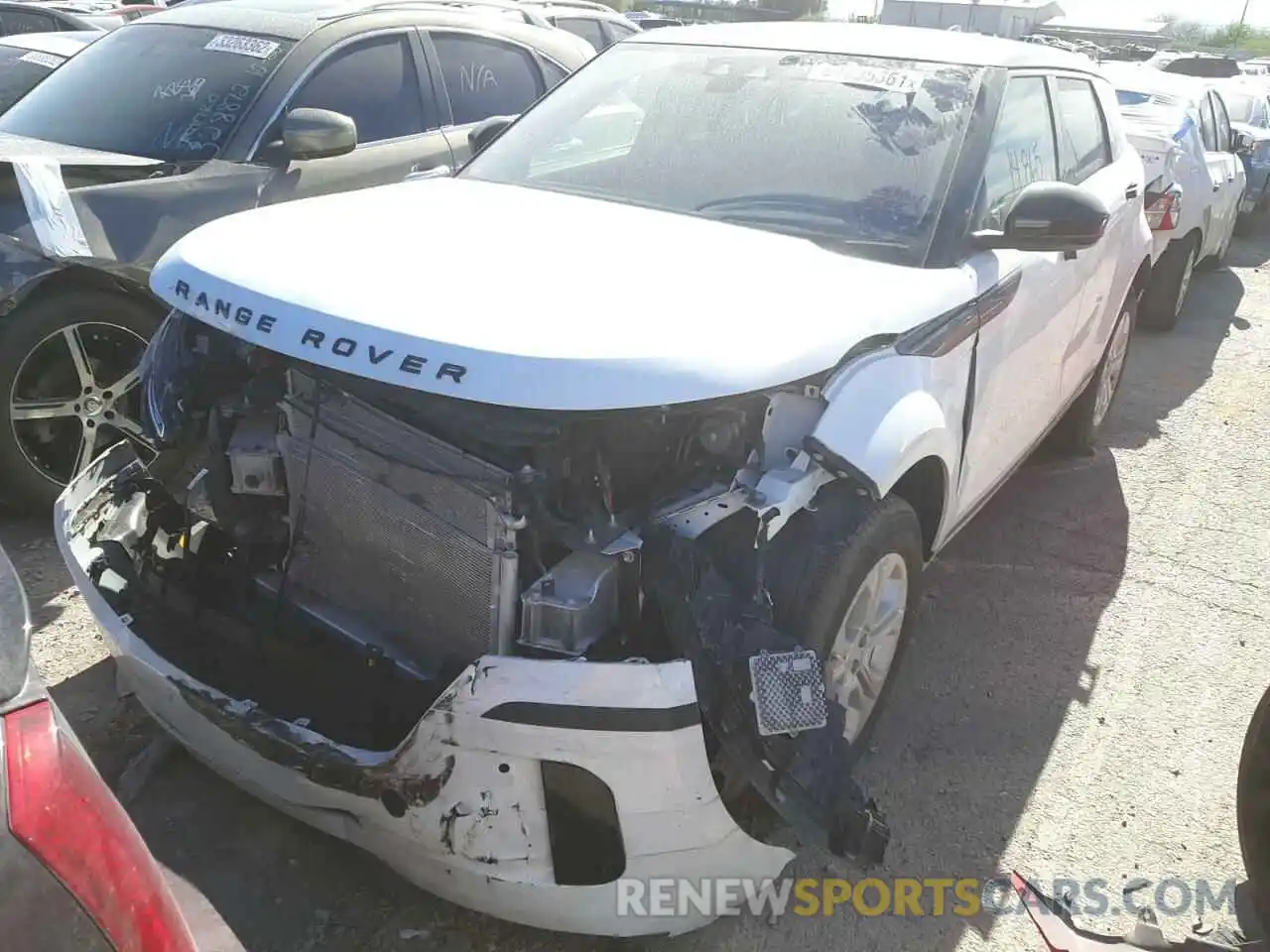 2 Photograph of a damaged car SALZJ2FXXLH085755 LAND ROVER RANGEROVER 2020