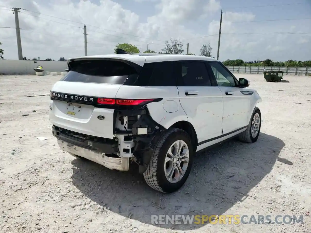 4 Photograph of a damaged car SALZJ2FXXLH100464 LAND ROVER RANGEROVER 2020