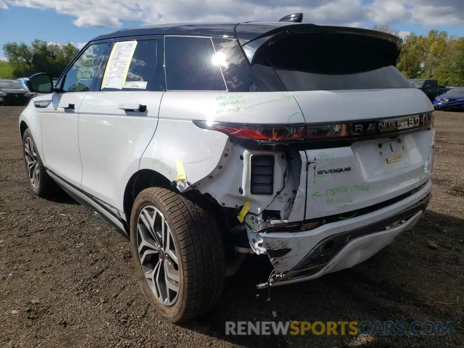 9 Photograph of a damaged car SALZL2FX5LH041172 LAND ROVER RANGEROVER 2020