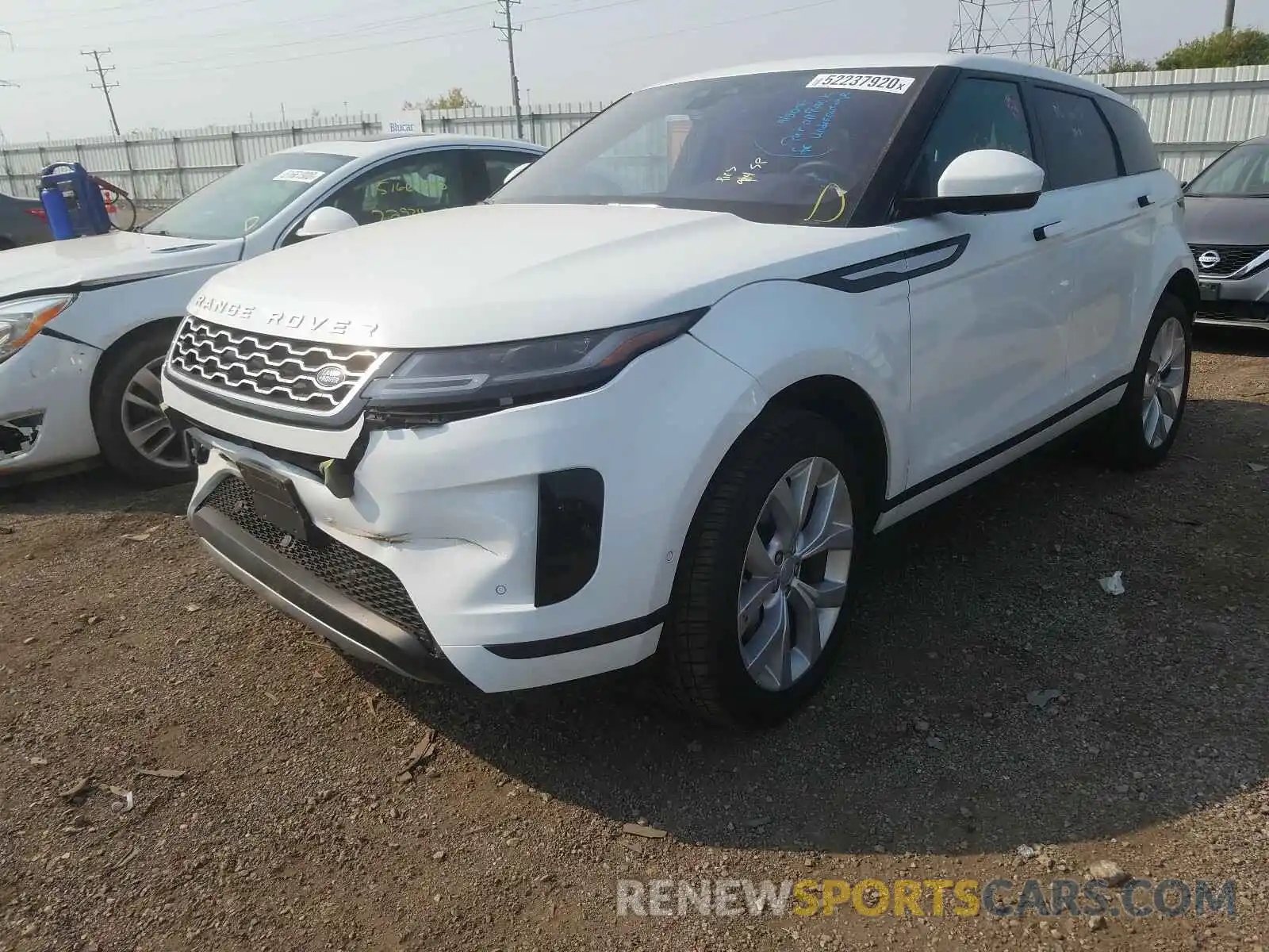 2 Photograph of a damaged car SALZP2FX0LH077226 LAND ROVER RANGEROVER 2020